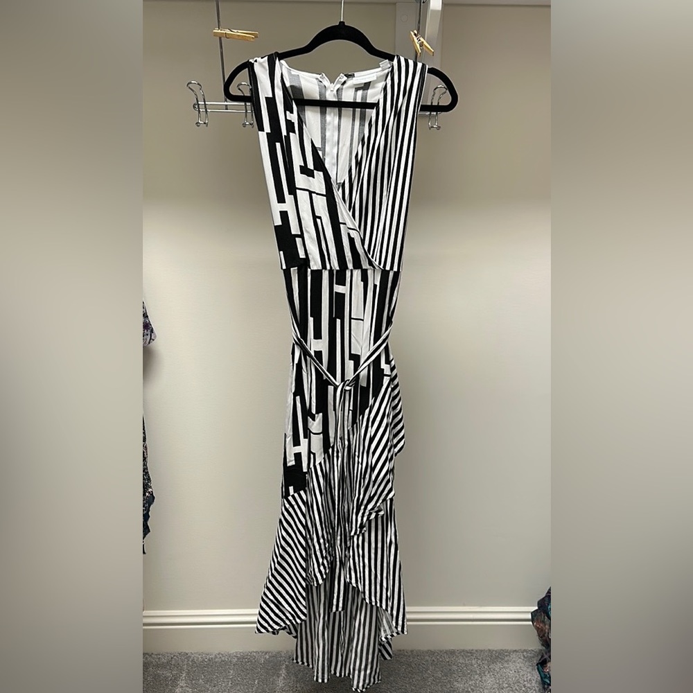 Black and white dress